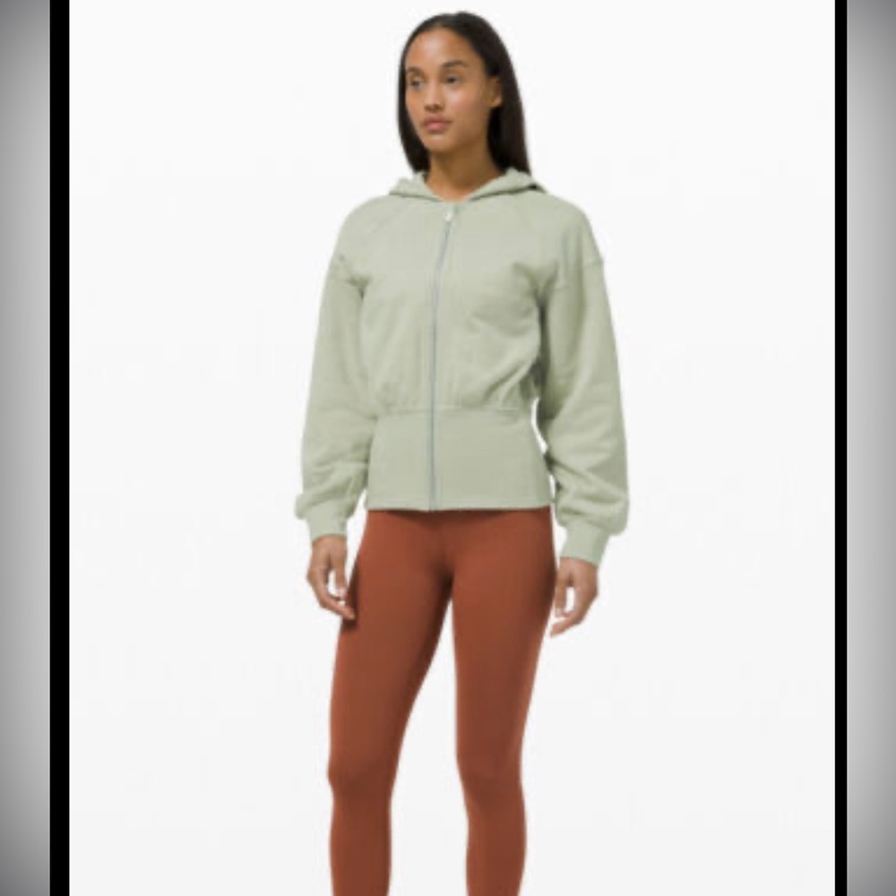Lululemon hugged waist zip hoodie - Picture 2 of 14